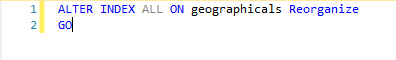 sql reorganize index all tables